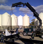 Thumbnail image of hauling and set up work