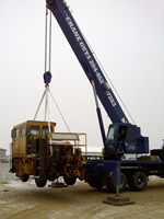 Thumbnail image of railway track car lift
